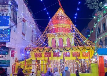 राम मन्दिर उद्घाटन अवसरमा सिरहा स्थानीय राम मन्दिरमा उत्साह