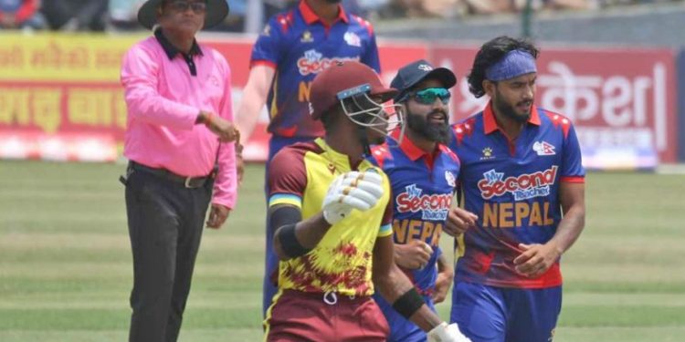 नेपालले टी-२० विश्वकपअघि वेष्टइण्डिज एसँग अन्तिम खेल खेल्दै